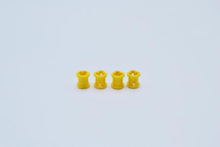 LEGO 4 x Technik Stopper Verbinder Distanzring gelb Yellow Technic Bush 3713