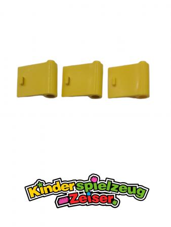 LEGO 3 x TÃ¼r TÃ¼rblatt TÃ¼rschanier rechts gelb Yellow Door 1x3x2 Right 3188