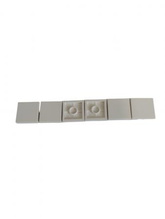 LEGO 6 x Fliese Kachel Platte glatt weiÃŸ White Tile 2x2 without Groove 3068a