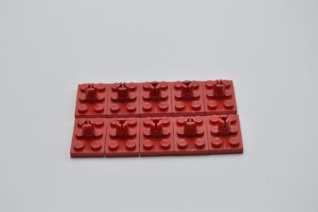 LEGO 10 x Rotorhalter rot Red Plate Modified 2x3 Helicopter Rotor Holder 3462