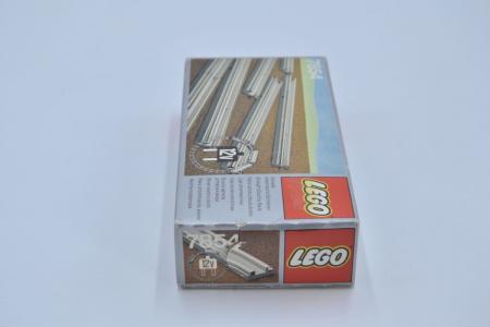 LEGO Set 7854 8 StÃ¼ck Gerade Schiene grau 8 Straight Electric Rails Gray 12v 