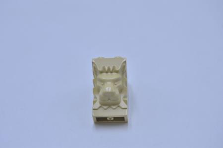 LEGO LÃ¶wenkopf beige Tan Brick Modified 2x3x3 with Cutout and Lion Head 30274