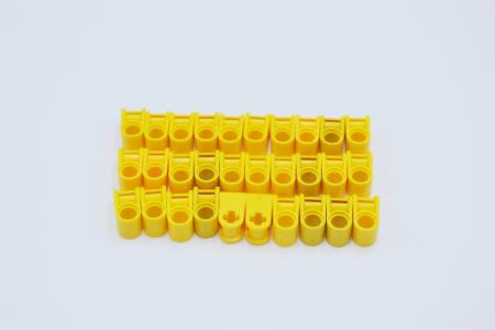 LEGO 30 x Verbinder 90Â° gelb Yellow Technic Axle and Pin Connector 6536 4107078
