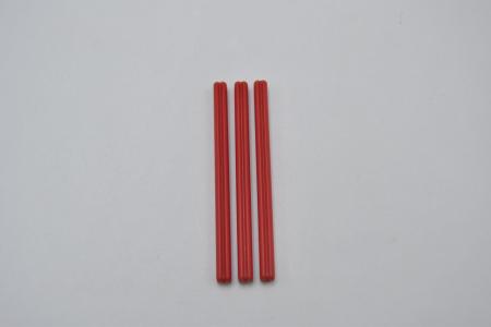 LEGO 3 x Kreuzstange 8 lang rot Red Technic Axle 8L 3707