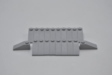 LEGO 20 x Dachstein SchrÃ¤gstein neuhell grau Light Bluish Gray Slope 33 3x1 4286