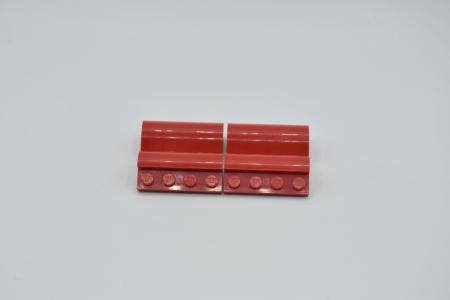 LEGO 4 x Bogensteine rot Red Slope Curved 2x4x1 1/3 Four Recessed Studs 6081