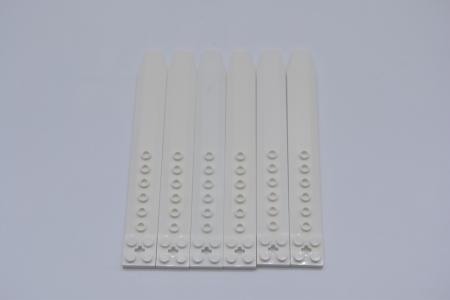 LEGO 6 x RotorblÃ¤tter weiÃŸ White Plate Modified 2x16 Rotor Blade 62743 