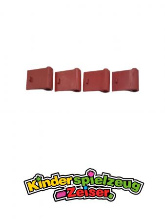 LEGO 4 x TÃ¼r TÃ¼rblatt TÃ¼rschanier rechts rot Red Door 1x3x2 Right 3188