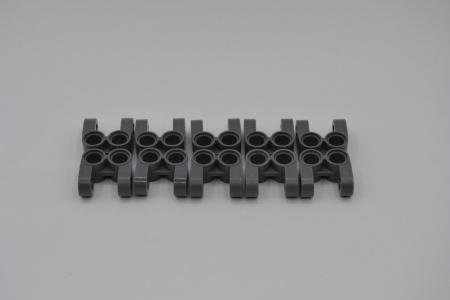 LEGO 10 x Technic Verbinder neues dunkelgrau Dark Bluish Gray Connector 41678