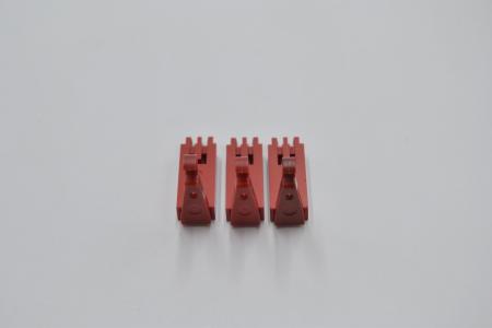 LEGO 3 x Arm Fischkutter rot Red Hook Slider Assembly 2651c01