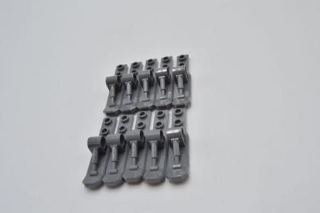 LEGO 10 x Kufe neues dunkelgrau Dark Bluish Gray Helicopter Ski 1x6 15540 