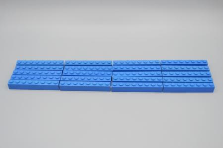 LEGO 20 x Basisstein Baustein Grundbaustein blau Blue Basic Brick 1x6 3009