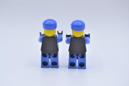 LEGO 2 x Figur Minifigur Arctic Forscher schwarz black arc003 aus Set 6520 