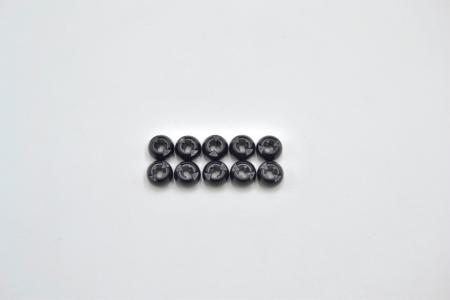 LEGO 10 x Kugel offen schwarz Black Technic Ball Joint Through Axle Hole 53585