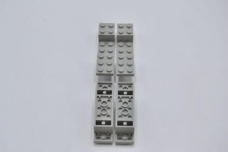 LEGO 4 x Auto Chassis Winkel althell grau Light Gray Bracket 8x2x1 1/3 4732