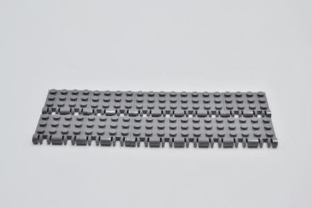 LEGO 10 x Scharnierplatte neues dunkelgrau Dark Bluish Gray Plate 3x4 44570