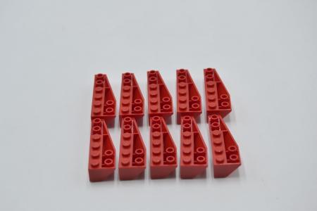 LEGO 10 x Ecke Keilstein rechts rot Red Wedge 6x2 Inverted Right 41764