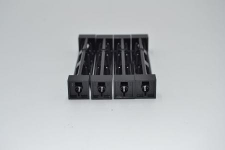 LEGO 4 x Pfeiler StÃ¼tze schwarz Black Support 2x2x10 Girder Triangular 95347