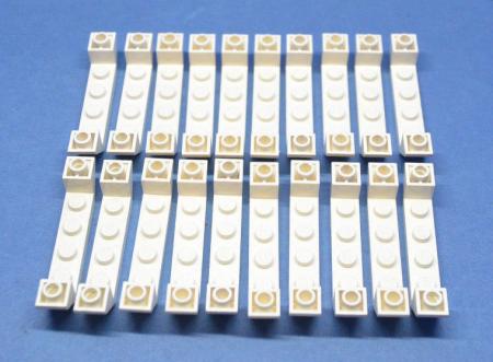 LEGO 20 x Stein 6x1 schräg negativ Dachstein 45° weiß white slope 52501 4259937