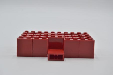 LEGO 20 x Wand StÃ¼tze rot Red Brick 1x2x2 with Inside Axle Holder 3245b