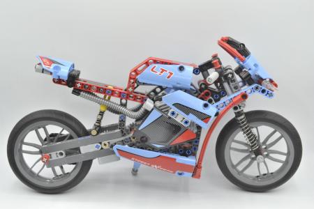 LEGO Set 42036 StraÃŸenmotorrad mit BA Street Motorcycle with instruction