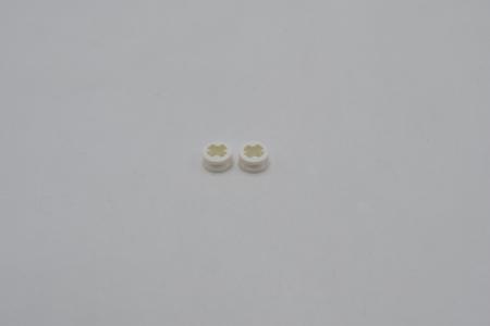 LEGO 2 x Stopper Distanzring weiÃŸ White Technic Bush 1/2 Smooth 4265c