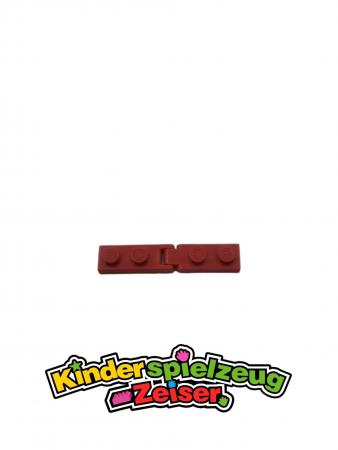 LEGO Schanierplatte rot Red Hinge Plate 1x2 Single Double Finger hngpltc01