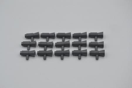 LEGO 15 x Megafon neues dunkelgrau Dark Bluish Gray Megaphone SW Blaster 4349