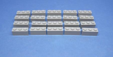 LEGO 20 x Basisstein neuhell grau Light Bluish Gray Basic Brick 1x3 3622
