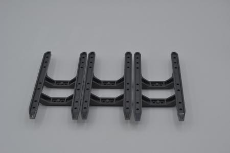 LEGO 3 x Kufe neues dunkelgrau Dark Bluish Gray Helicopter Sled Rails 12x6 30248