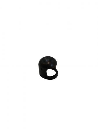 LEGO Helm schwarz Black Helmet Space / Town Thick Chin Strap Visor Dimples 193b2