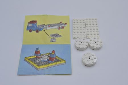 LEGO Set 402 Plattenspieler weiÃŸ mit BA White Turntables with instruction