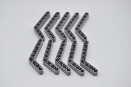 LEGO 10 x Technic Liftarm neues dunkelgrau Dark Bluish Gray 4x6 Bent Thick 6629