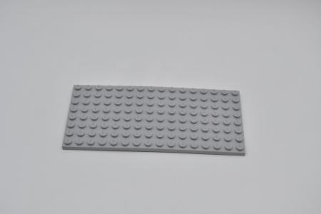 LEGO Bauplatte neuhell grau Light Bluish Gray Basic Plate 8x16 92438 