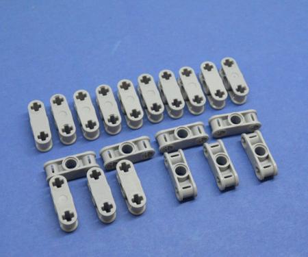 LEGO 20 x Verbinder neuhell grau Light Bluish Gray Technic Connector 32184