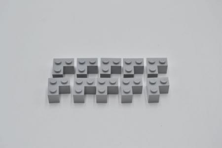 LEGO 10 x Eckstein neuhell grau Light Bluish Gray Brick 2x2 Corner 2357 4211349