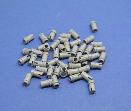 LEGO 50 x Technik Verbinder neuhell grau Light Bluish Gray Technic Pin 1/2 4274