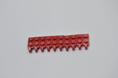 LEGO 10 x Scharnier rot Red Hinge Plate 1x2 Locking with 1 Finger 44301