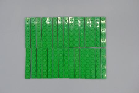 LEGO 30 x Basisplatte Bauplatte grÃ¼n Green Plate 1x6 3666 366628