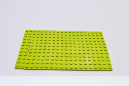 LEGO 30 x Basisplatte lindgrÃ¼n Lime Basic Plate 2x4 3020 