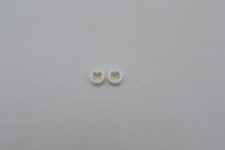 LEGO 2 x Stopper Distanzring weiÃŸ White Technic Bush 1/2 Smooth 4265c