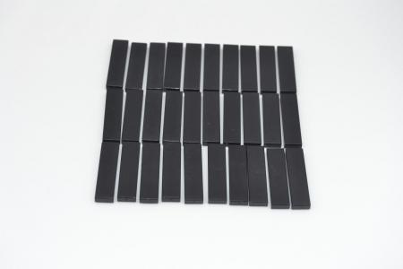 LEGO 30 x Fliese Kachel Platte schwarz Black Tile 1x4 2431 