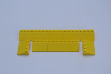 LEGO 10 x Dachstein SchrÃ¤gstein Dachziegel gelb Yellow Slope 33 3x4 3297