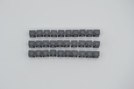 LEGO 30 x Lampenhalter neues dunkelgrau Dark Bluish Gray Brick 1x1 4070