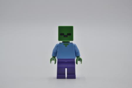 LEGO Figur Minifigur Minifiguren Minifigures Minecraft Zombie min010