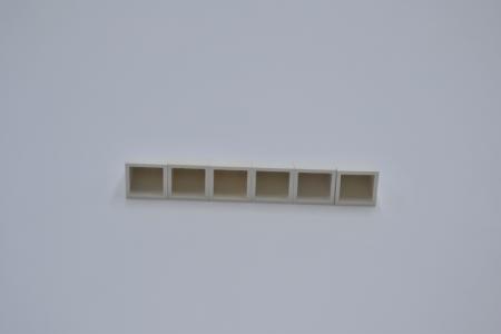 LEGO 6 x SchrÃ¤gstein 2x2x2 weiÃŸ white roof tile without Bbottom tube 3678 3678a