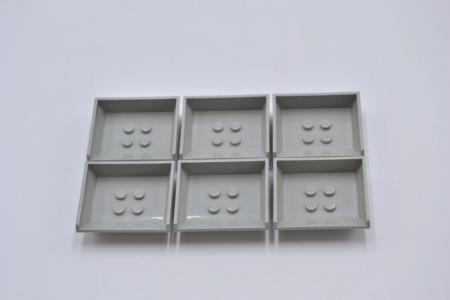 LEGO 6 x Kippaufsatz Mulde althell grau Light Gray Vehicle Tipper Bed Small 2512