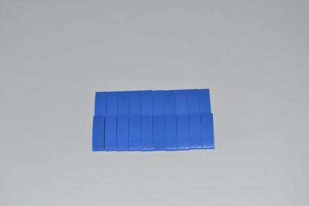 LEGO 20 x Bogenstein abgerundet blau Blue Slope Curved 3x1 50950