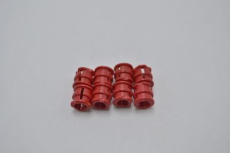 LEGO 8 x Buchse Verbinder HÃ¼lse rot Red Technic Bush Lip and Side Grooves x148