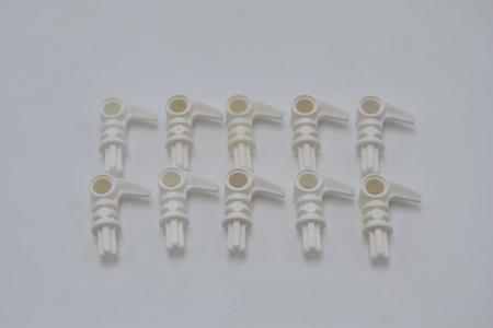 LEGO 10 x Achsverbinder Zahn weiÃŸ White Bionicle 2x3 Axle Connector Tooth 42074